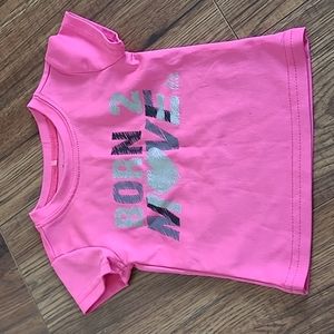Pink Reebok athletic tee